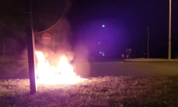 Affrontements rond-point des Danseuses