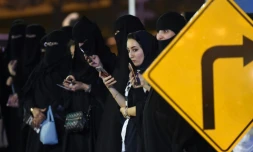 Des Saoudiennes assistent Ă un cours de conduite Ă Riyad, le 21 juin 2018