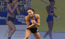 Saut à la perche : la Réunionnaise Moana Peyrard sacrée double championne de France
