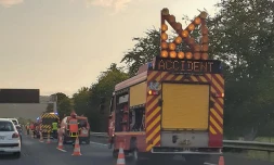 Accident après la sortie de Savanna, 4 km de bouchon vers le sud 11 février 2020