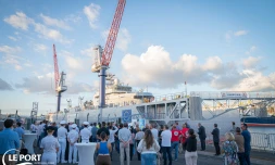 Le Port : une première mission réussie pour le dock flottant Titan