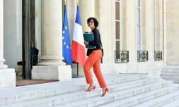 La ministre du Travail Myriam El Khomri à l'Elysée le 24 juin 2016
