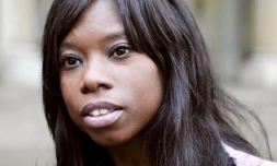 Lâancienne championne de patinage artistique Surya Bonaly a Ă©tĂ© cambriolĂ©e. - Photo AFP ĂRIC FEFERBERG