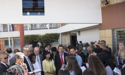 Photo : Inauguration collège Chaudron 
