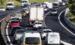 embouteillages de l'est vers le nord