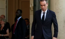 Le Premier ministre Sébastien Lecornu à l'Élysée le 28 mai 2026 ( AFP / Ludovic MARIN )