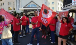 CGTR Santé Manifestation devant créolia