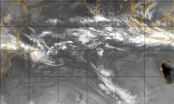 Image Satellite de l\'Océan Indien le 2 février 2016