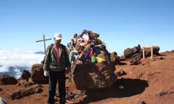 Déchets récoltés au Piton des Neiges