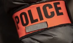Un brassard de police à Marseille. (Illustration) - Christophe Simon - AFP