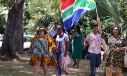 Viste de délégation sud-africaines