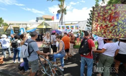 Saint-Denis - Manifestation devant le rectorat