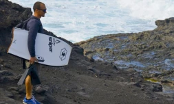 Amaury Lavernhe, au sommet du bodyboard