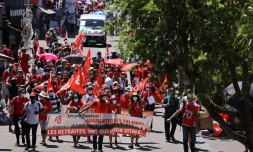 Grève générale manifestation 27 janvier 2022 saint-denis
