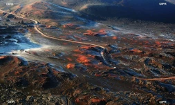 plaine des sables gelée 