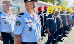 Prise de commandement Jean-Pierre Grondin chef de centre Sainte-Rose