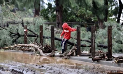 Tempête tropicale Fakir mardi 24 avril 2018
