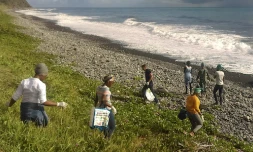 Lycée Cluny développement durable récolte les déchets
