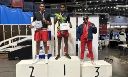 Podium championnat de France kick light