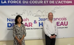 Nassimah Dindar et Jean Francois Hoareau 