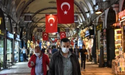 Réouverture du Grand Bazar au public, le 1er juin 2020 à Istanbul, en Turquie