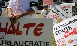 Manifestation des professionnels de santé