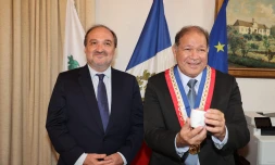 L'ambassadeur de France au Mozambique accueilli à Saint-Pierre