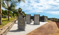 nouveaux columbariums au Tampon 