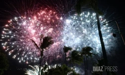Saint-Denis, le traditionnel feu d'artifice pour le 14 juillet
