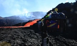 Eruption volcan