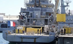 chargement du Champlain pour Maurice