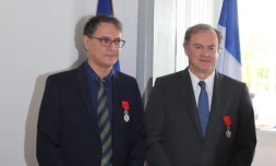 Dr David Mété et le Préfet 