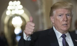 Donald Trump, le 16 novembre 2017 à Washington