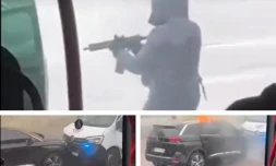 Trois agents tués dans l'attaque d'un fourgon pénitentiaire dans l'Eure, un détenu en fuite