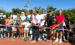 Saint-Paul : inauguration de l'extension du skatepark de La-Saline-les-Bains