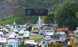 embouteillage route du littoral 