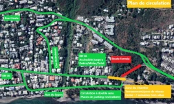 Circulation modifiée travaux réseaux d'eau