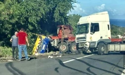 Plateau Caillou : accident sur la pente des 11%, 5 blessés dont 4 graves 