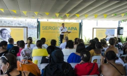 Sergio Erapa, meeting, Le Port, municipales 2020