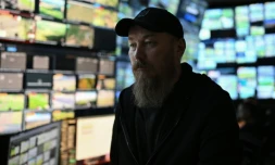Robert Brovdi en mai 2026 dans un poste de commandement en un lieu tenu secret d'Ukraine 
