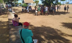 manifestation anti couvre-feu saint-pierre