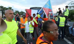 gilets jaunes sur le barrage de Saint-André