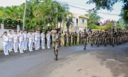 Passation de commandement au sein du RSMA