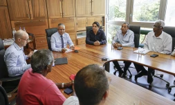 Cyrille Melchior reçoit la Chambre d'agriculture