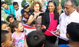 Inauguration aire de jeux