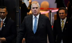 Le prince Andrew Ă Bangkok le 3 novembre 2019