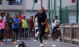 Saint-Paul : séance d'initiation à l'athlétisme à l'Étang