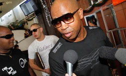 Le rappeur Rohff et Karim Benzema