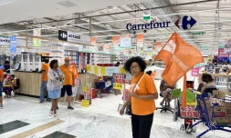 Grève Salariés de Carrefour Sainte-Clothilde