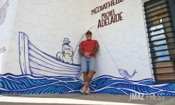 Fresque médiathèque Saint-Gilles 